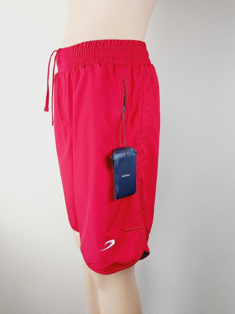 Boxraw Men's Red Valdes Drawstring Breathe Athletic Boxing Shorts Size XXL - Picture 5 of 13